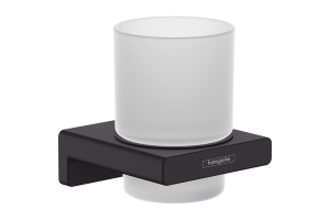 Стакан Hansgrohe AddStoris матовый черный 41749670