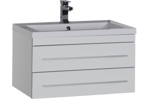 Мебель для ванной Aquanet Верона 75 подвесная белая