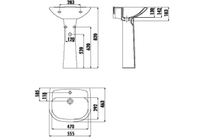CREAVIT PITTA Пьедестал PA250.00000 - 3