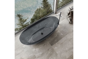 Ванна прозрачная Vincea 170х75 черный - 3