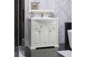 Тумба под раковину Opadiris Риспекто 85 бежевый матовый