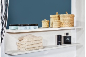 Зеркало Бриклаер Чили 70 светлая лиственница С, с подсветкой - 3