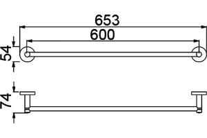Полотенцедержатель Timo Saona 13053/03 - 3