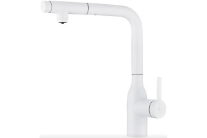 Смеситель для кухни Paulmark Viper белый матовый