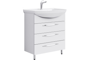 Тумба для комплекта Aqwella Allegro 75 с 3 ящиками