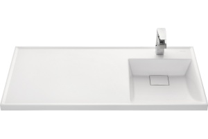 Раковина мебельная Aquaton Лондри 105 R на стиральную машину белый - 2