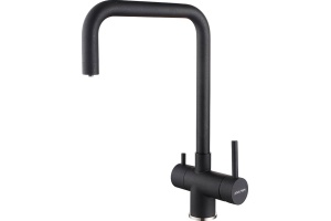 Смеситель для кухни Paulmark Wetter черный матовый