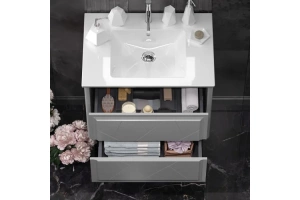 Тумба под раковину Opadiris Луиджи 70 серая матовая - 2