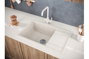 Мойка кухонная Paulmark Verlass 78 бежевый матовый - 3