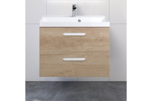 Тумба с раковиной BelBagno Aurora 70 светлое дерево