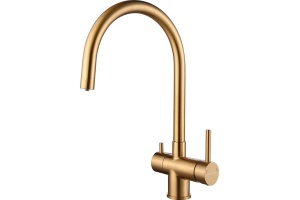 Смеситель для кухни Paulmark Heller золото