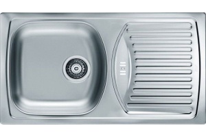 Мойка BASIC 150 NAT-90 NEW 780X435 в комплекте с сифоном  1130543,