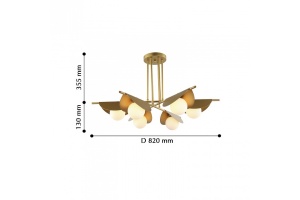 Люстра на штанге Favourite Kernel 2366-6P - 2