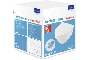 Унитаз подвесной Villeroy & Boch Architectura 4687HR01 укороченный - 3