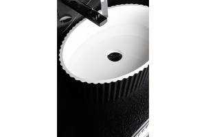 Раковина накладная Armadi Art Canale 50 глянец черный - 2