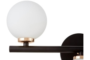 Бра LUMINA DECO Marsiada LDW 6033-3 BK+F.GD - 2