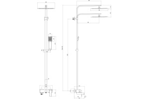 Душевая стойка Lemark Unit LM4562C - 3