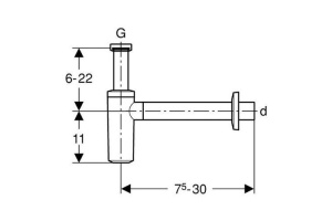 Сифон для раковины Geberit 151.034.11.1 - 3