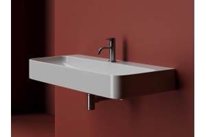 Подвесная раковина Ceramica Nova Aura 102х47 белая