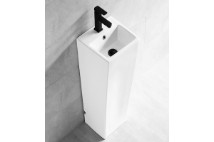 Раковина напольная CeramaLux N 34 см белый (NB147) - 3