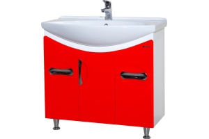 Тумба для комплекта Bellezza Лагуна 85 красная
