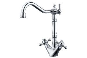 Смеситель Kaiser Carlson Style 44133 для кухонной мойки, хром