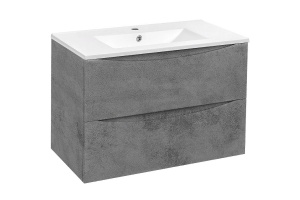 Тумба с раковиной Vincea Gio Mia 80 серая