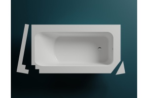 Ванна из искусственного камня Salini Orlando 190x100 102124M S-Stone, матовый - 3