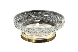 Мыльница настольная Boheme Murano crystal золото глянцевое