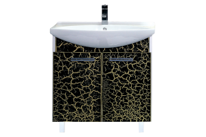 Джулия - 85 Тумба прямая КРАКОЛЕТ черный