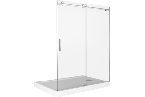 Душевая дверь в нишу Good Door Galaxy WTW-130-C-CH профиль хром - 3