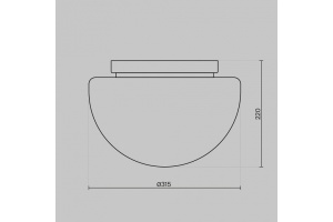 Накладной светильник Maytoni Glassy MOD270CL-01G - 3