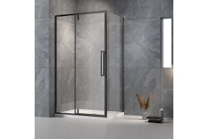 Душевой уголок Veconi Rovigo 110х80, черный (RV034B-11080-01-C7) - 2