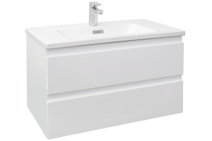 Тумба с раковиной Jacob Delafon Madeleine 80 белый блестящий