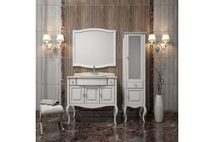 Тумба для комплекта Opadiris Лаура 100 белая матовая - 2