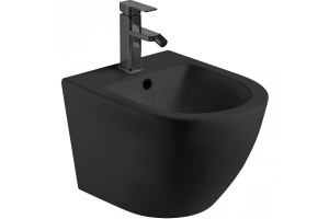 Биде подвесное Ceramalux черный, матовый (2197-1MB)