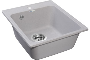 Мойка кухонная GranFest Quarz Z17 серый - 2