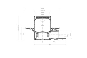 Душевой трап Pestan Confluo Standard Dry 1 White Glass 10x10 - 2
