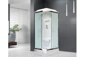 Душевая кабина Royal Bath 90х90 хром стекло матовое - 2