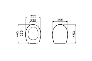 Сиденье для унитаза Vitra Universal белое с микролифтом - 3