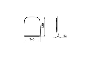 Сиденье для унитаза Gural Vit Nova Slim белое с системой микролифт - 2