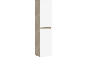 Шкаф-пенал Onika Алеста 35 камень светлый/белый (403566)