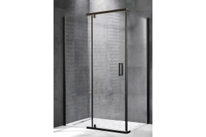 Душевой уголок Royal Bath HPVD 110х90 профиль черный стекло прозрачное