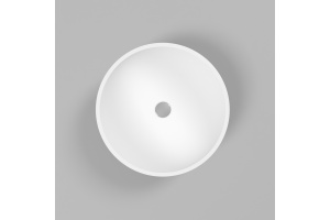 Раковина накладная Whitecross Cornelian 43х43 белый матовый - 3