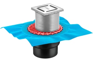 Душевой трап Berges Wasserhaus Zentrum Norma 090462 10 x10 см, хром