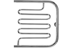 Водяной полотенцесушитель Terminus Фокстрот Лиана 600x600 Хром