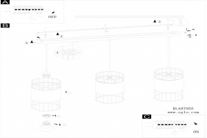 Подвесной светильник Eglo ПРОМО Norumbega 97955 - 2