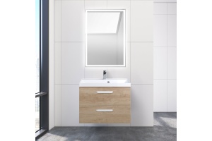Тумба с раковиной BelBagno Aurora 70 светлое дерево - 3