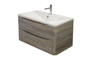 Тумба с раковиной BelBagno Acqua 100 светлое дерево - 3