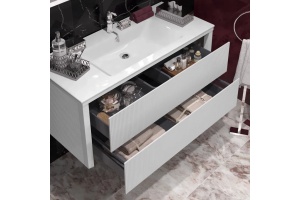 Тумба под раковину Opadiris Рубинно 120 белый - 2